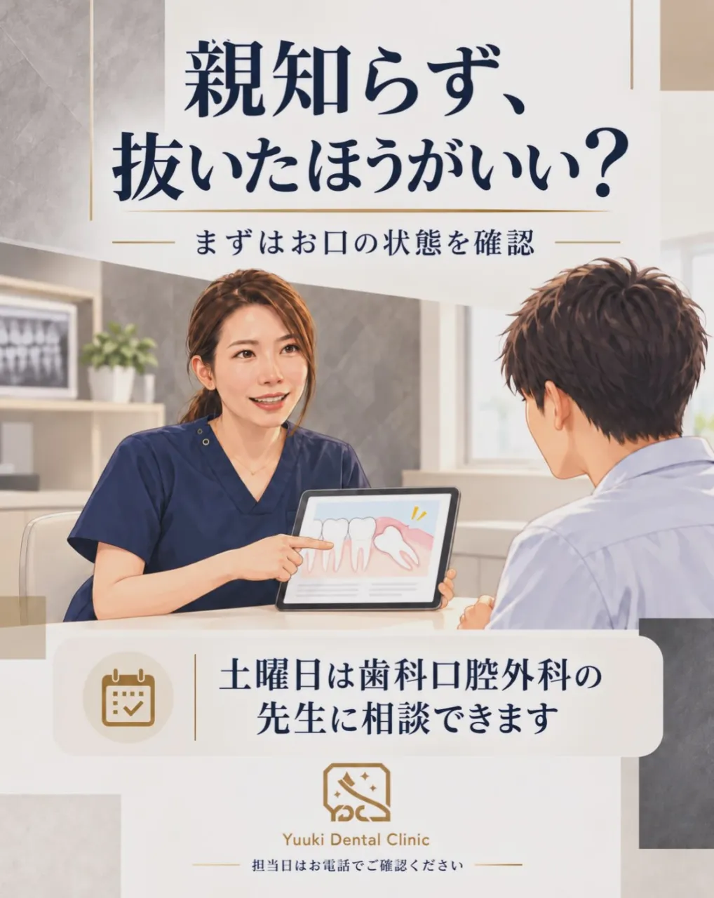 🦷 親知らず、抜いたほうがいい?